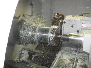 Machining of custom axle